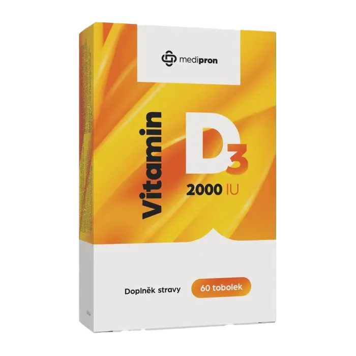 medipron Vitamin D3 2000 IU 60 tobolek